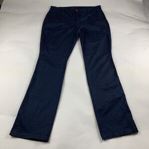 TALL Old Navy Classic Navy Stretch Canvas Bootcut Chino Pants 16T